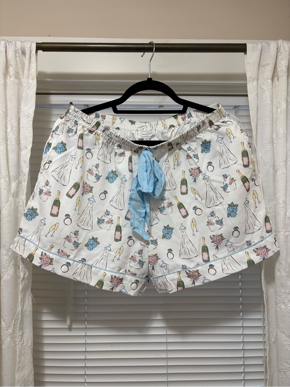 Mudpie Bridal Jammie Shorts